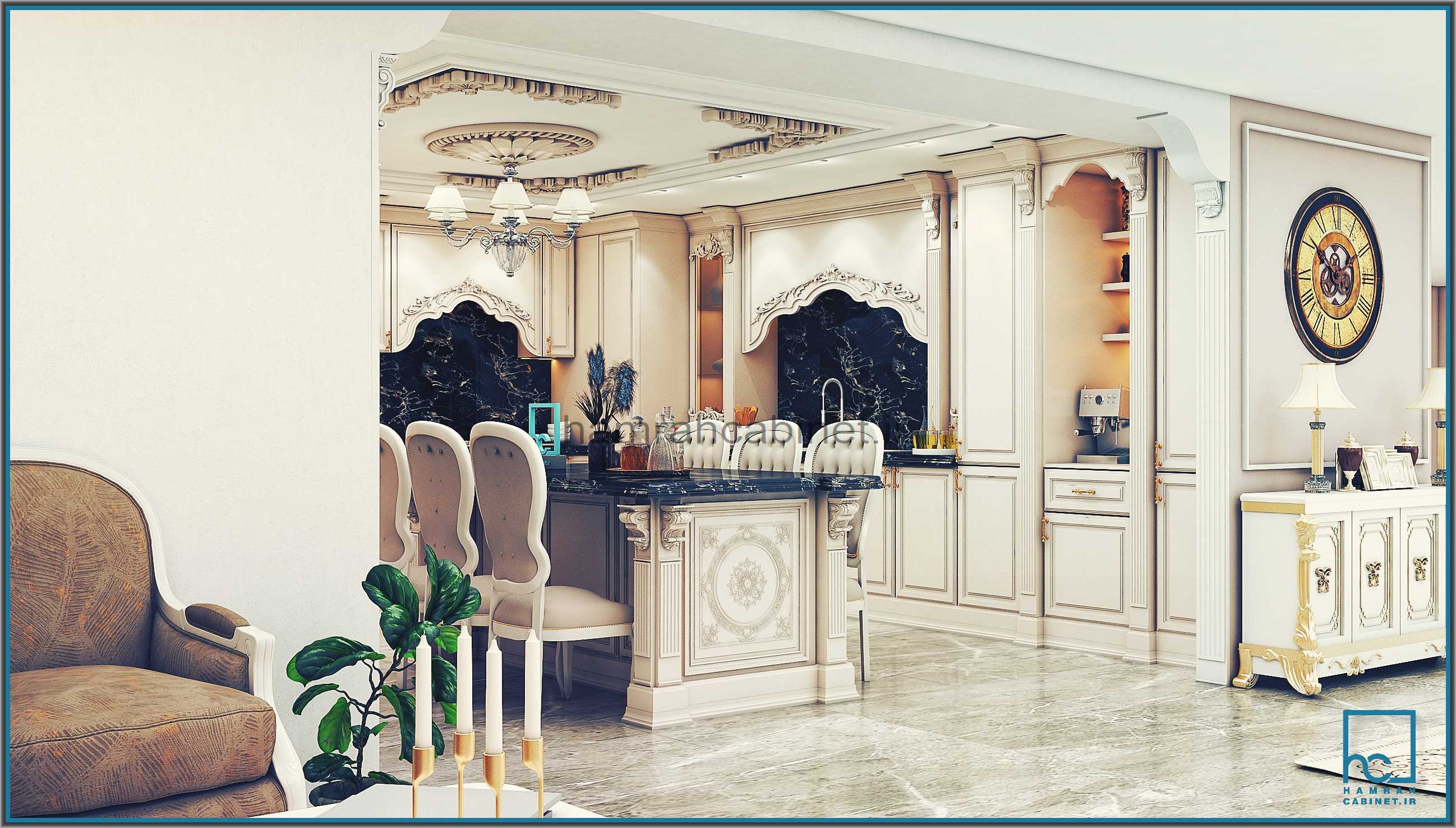 کابینت کلاسیک رنگخور 52